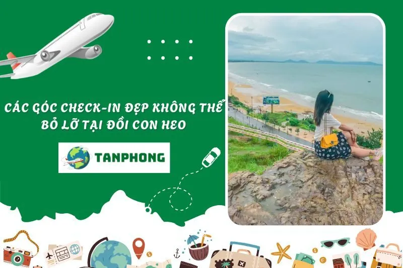 Các góc check-in đẹp không thể bỏ lỡ tại Đồi Con Heo